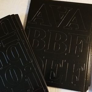 Letters upper and lower